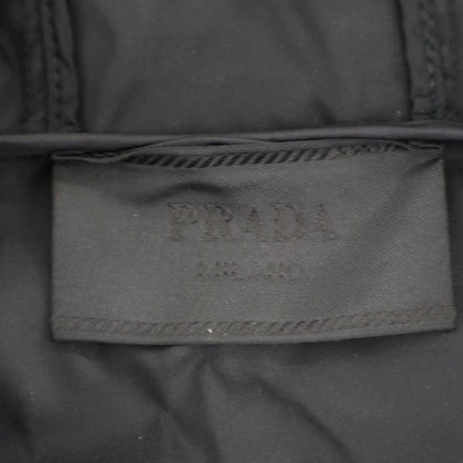 Prada Re-Nylon Anorak Hoodie Black — view 3