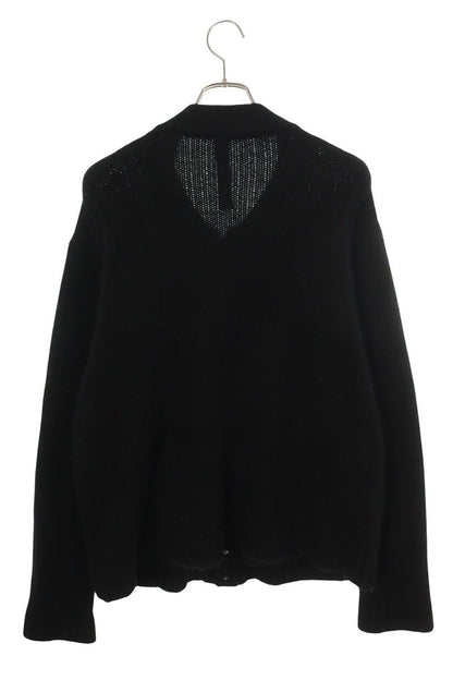 Chrome Hearts CH Leather Patch Cross Ball Button Knit Sweater — view 2