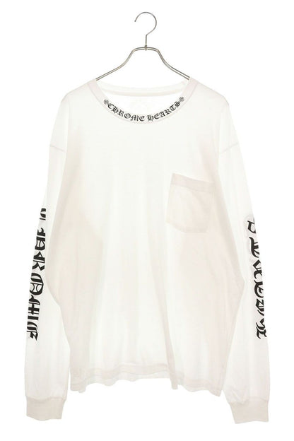 Chrome Hearts CH L S 1 Neck Logo Print Long Sleeve Top XXL