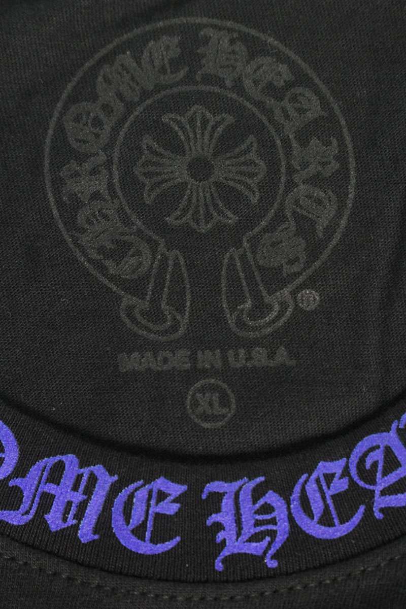 Chrome Hearts CH L S 1 Neck Logo Print Long Sleeve Top XL — view 3