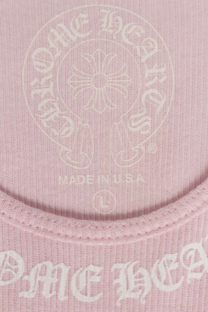 Chrome Hearts Rib Tank Neck Logo Print Top — view 3