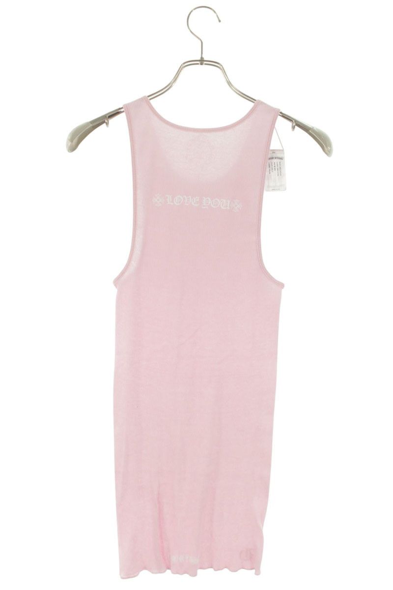 Chrome Hearts Rib Tank Neck Logo Print Top — view 2