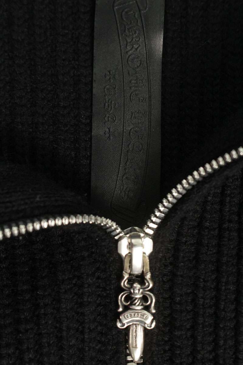 Chrome Hearts Bait&tackle Zip Up Hoodie with Cashmere Cross Patch XXL — view 3