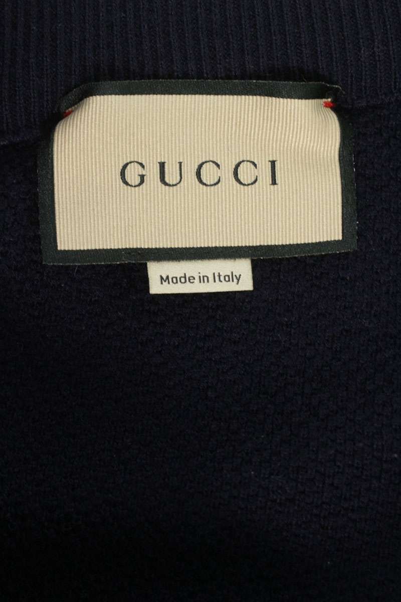 Gucci Interlocking Patch Wool Jersey Long Pants — view 3