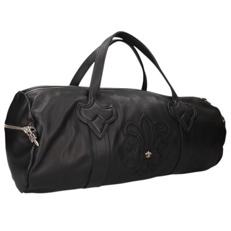 Chrome Hearts Duffle Gym BS Fluer BS Patch Decoration Dagger Zip Handbag