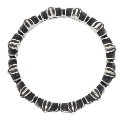 Chrome Hearts Tiny CH Pls Band Ech Plus Silver Ring — view 5