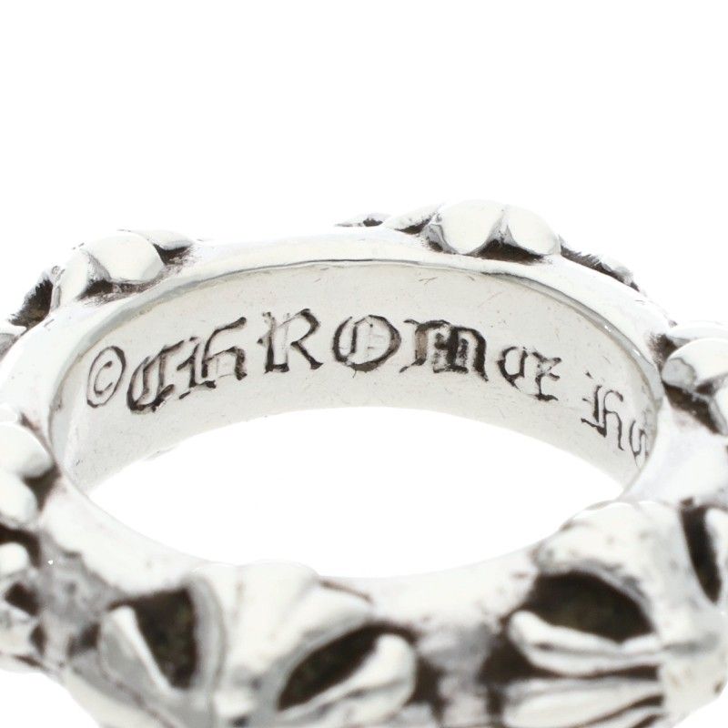Chrome Hearts Cross Band Silver Ring — view 3