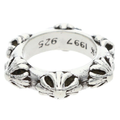Chrome Hearts Cross Band Silver Ring — view 2