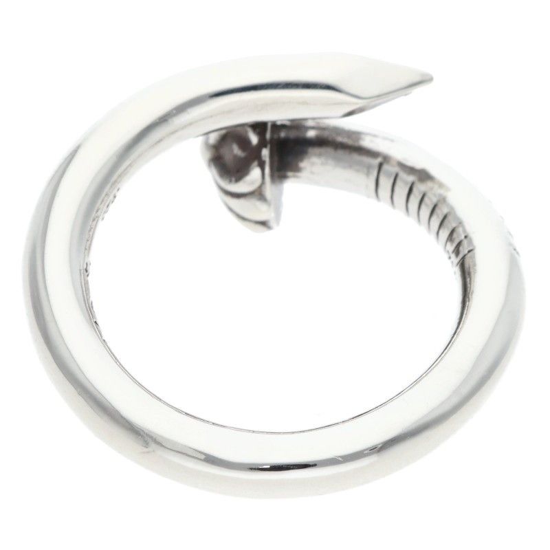 Chrome Hearts Nail Crsball Cross Ball Silver Ring — view 2