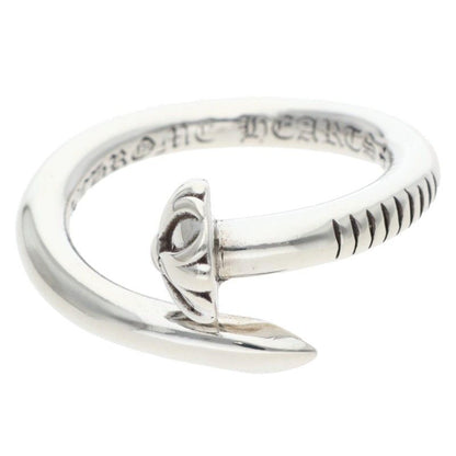 Chrome Hearts Nail Crsball Cross Ball Silver Ring