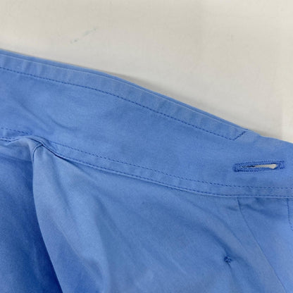 Prada Light Blue Lava Logo One Pocket Button Down Jacket Long Sleeve Shirt 38 — view 8