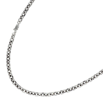 Chrome Hearts Paper Chain 30 Silver Necklace