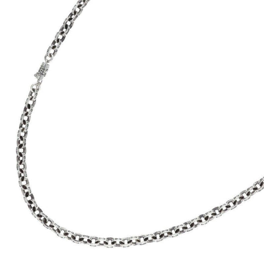 Chrome Hearts Paper Chain 30 Silver Necklace
