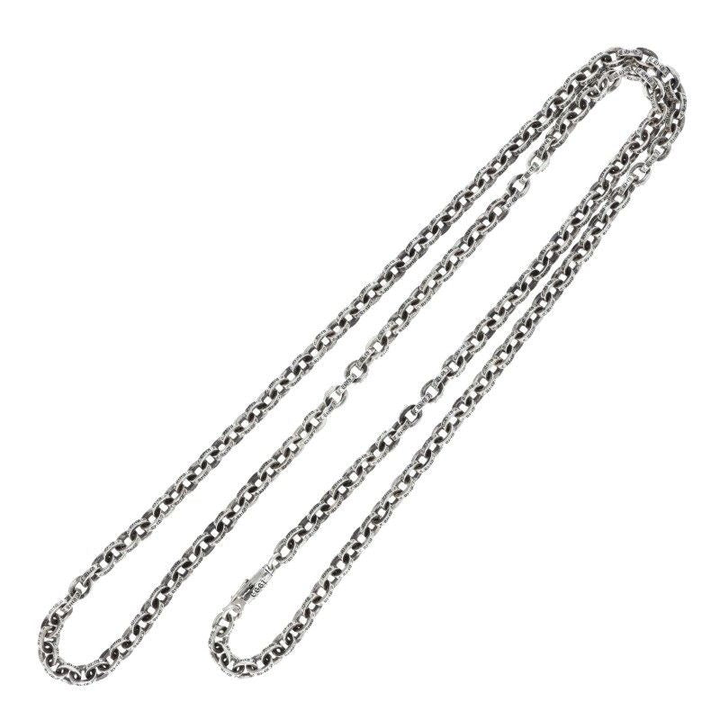 Chrome Hearts Paper Chain 30 Silver Necklace — view 2