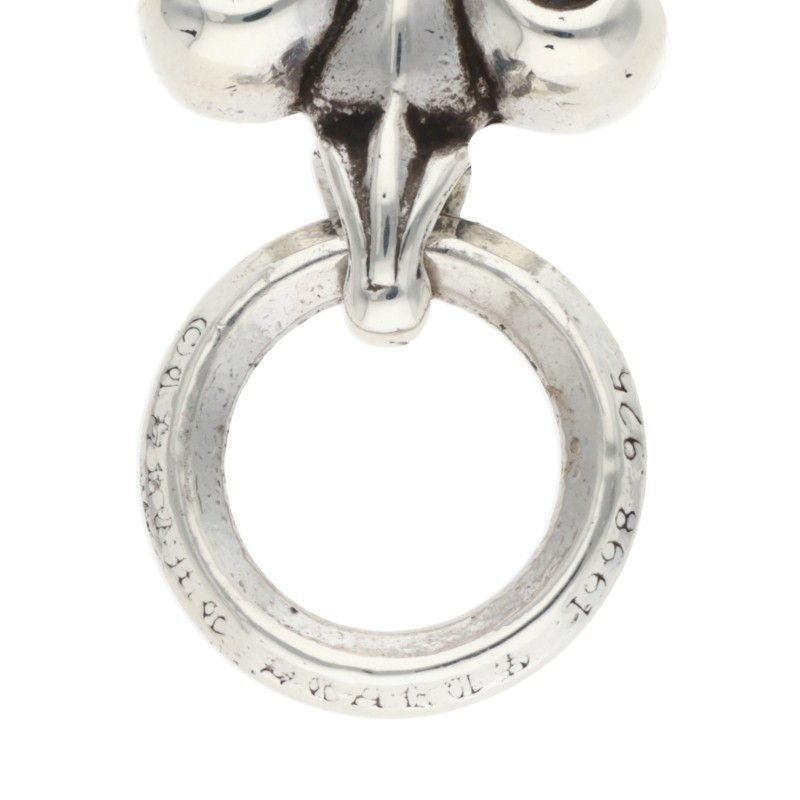 Chrome Hearts BS Fluer BS Pendant Silver Necklace — view 3