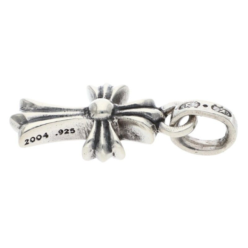 Chrome Hearts Crs Baby Fat Charm Silver Necklace Top — view 5