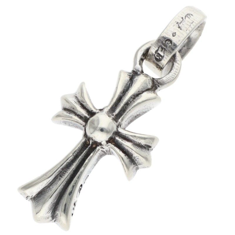 Chrome Hearts Crs Baby Fat Charm Silver Necklace Top