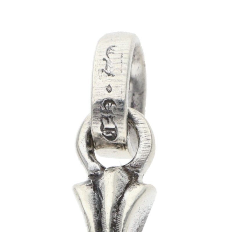 Chrome Hearts Crs Baby Fat Charm Silver Necklace Top — view 3