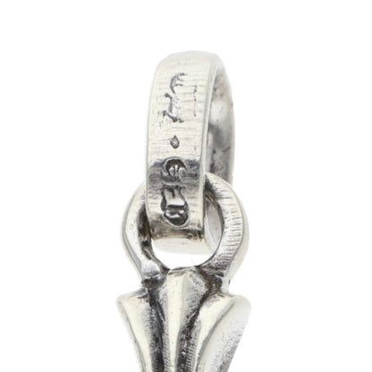 Chrome Hearts Crs Baby Fat Charm Silver Necklace Top — view 3
