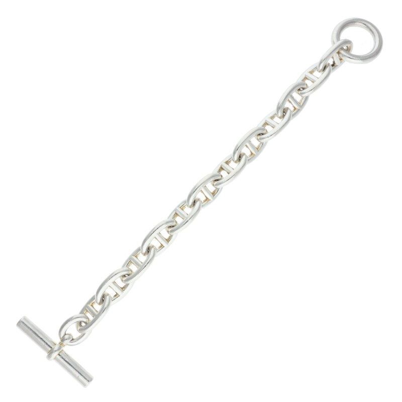 Hermes Chaine D'ancre TGM Silver Bracelet — view 2