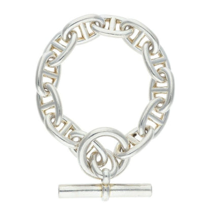 Hermes Chaine D'ancre TGM Silver Bracelet