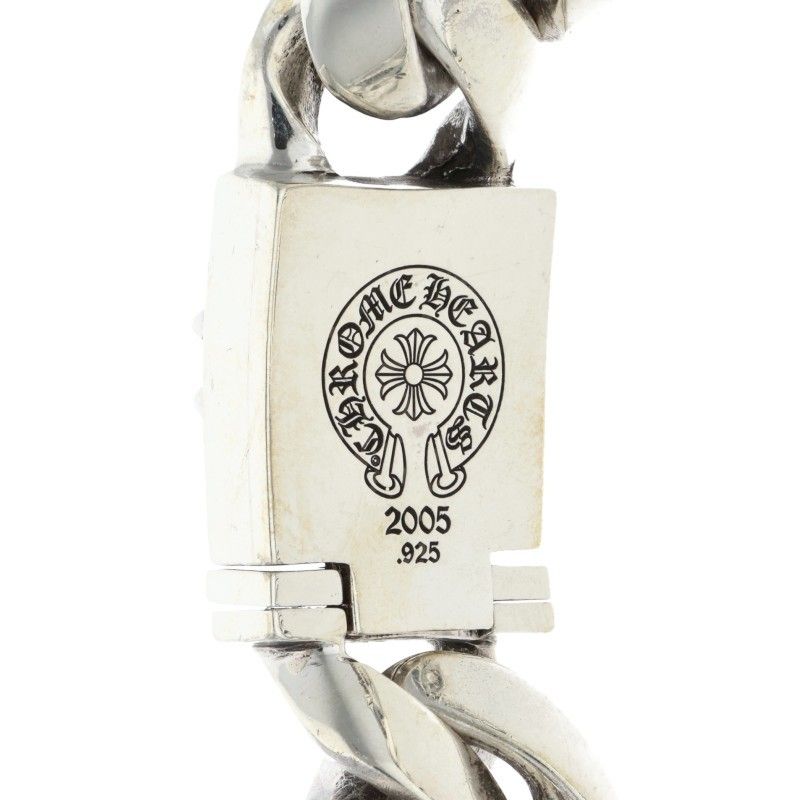 Chrome Hearts Clsc Chx Large Box ID Classic Silver Bracelet — view 3