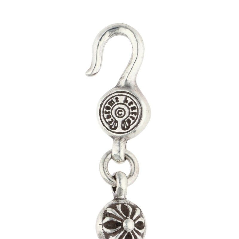 Chrome Hearts No1 Ball 1 Cross Silver Bracelet — view 3