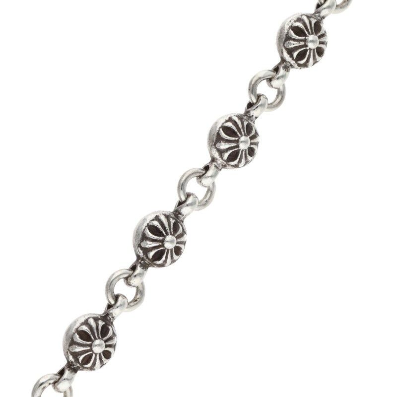 Chrome Hearts No1 Ball 1 Cross Silver Bracelet — view 5