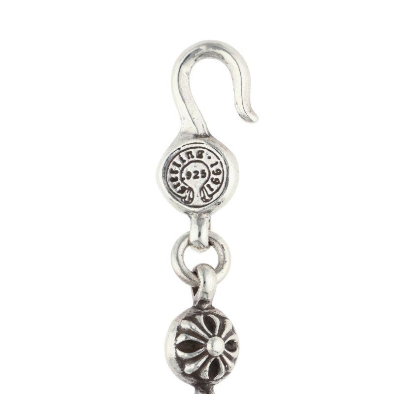 Chrome Hearts No1 Ball 1 Cross Silver Bracelet — view 4