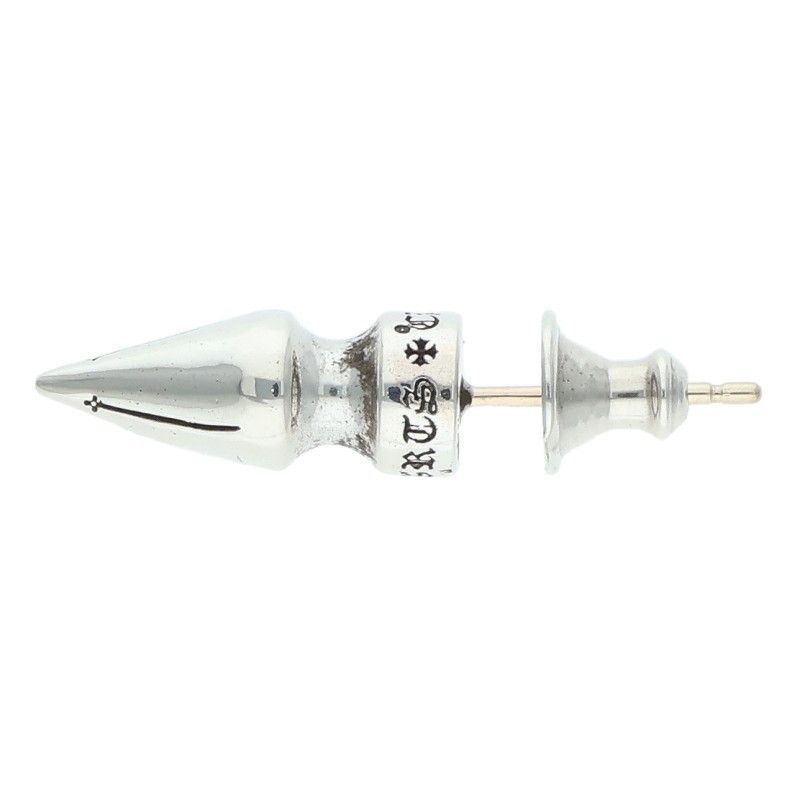 Chrome Hearts Stud Spike Silver Earrings — view 4