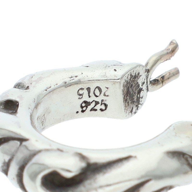 Chrome Hearts Tny Hoop Scrl Thai Nice Kroll Silver Earrings — view 4