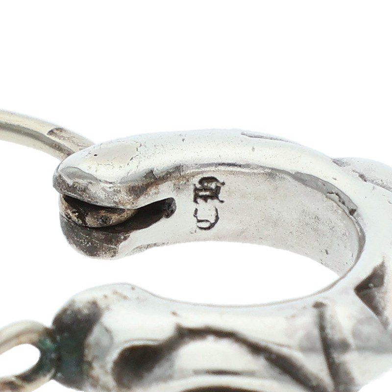 Chrome Hearts Tny Hoop Scrl Thai Nice Kroll Silver Earrings — view 3