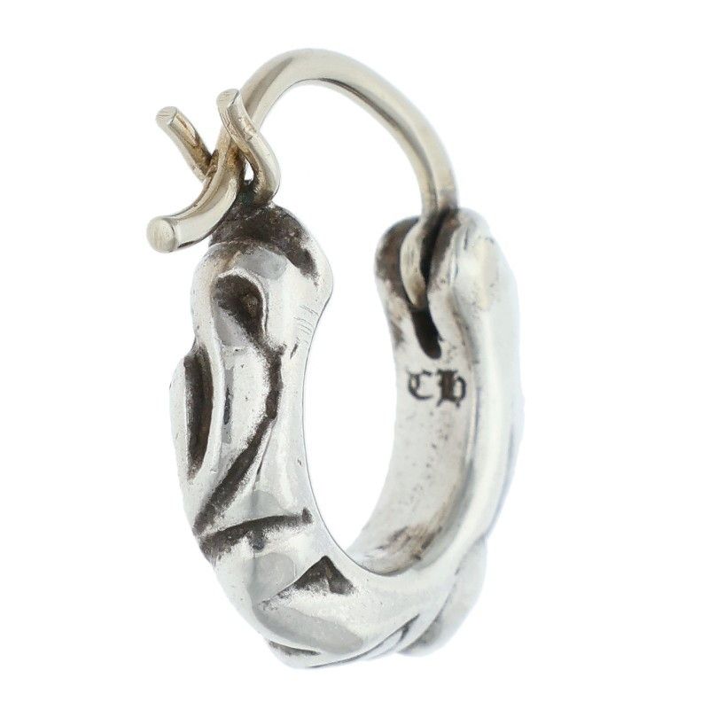 Chrome Hearts Tny Hoop Scrl Thai Nice Kroll Silver Earrings — view 2