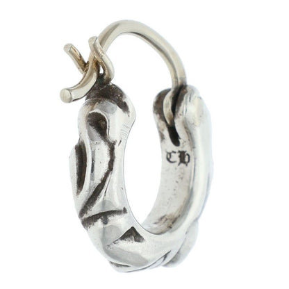 Chrome Hearts Tny Hoop Scrl Thai Nice Kroll Silver Earrings — view 2
