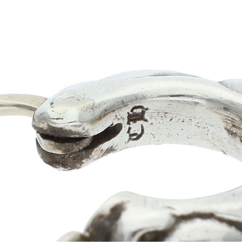 Chrome Hearts Tny Hoop Scrl Thai Nice Kroll Silver Earrings — view 3
