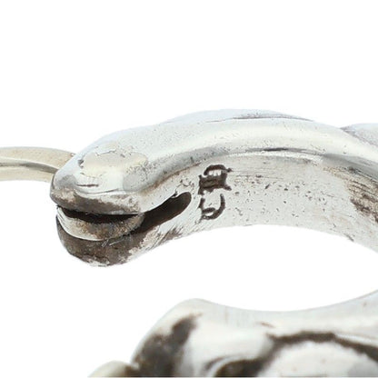 Chrome Hearts Tny Hoop Scrl Thai Nice Kroll Silver Earrings — view 3