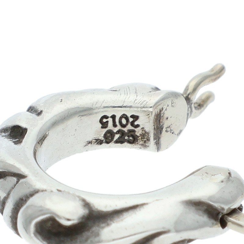 Chrome Hearts Tny Hoop Scrl Thai Nice Kroll Silver Earrings — view 4