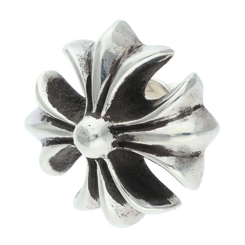 Chrome Hearts Lrg CH Pls Large CH Plus Stud Silver Earrings