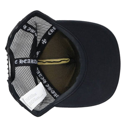 Chrome Hearts Trucker Cap Truck Khaki Cap Malibu Limited CH Mesh Hat with Patch — view 3