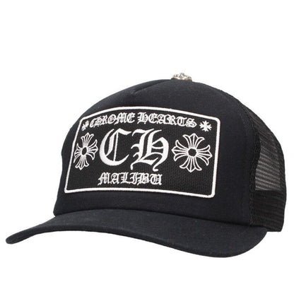 Chrome Hearts Trucker Cap Truck Khaki Cap Malibu Limited CH Mesh Hat with Patch