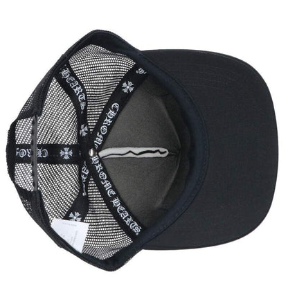 Chrome Hearts Trucker Cap Truck Khaki Cap Nyc Limited CH Patch Cross Ball Mesh — view 3