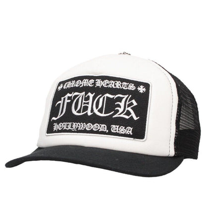 Chrome Hearts Trucker Cap Truck Khaki Cap Fuck Embroidery Logo Hat