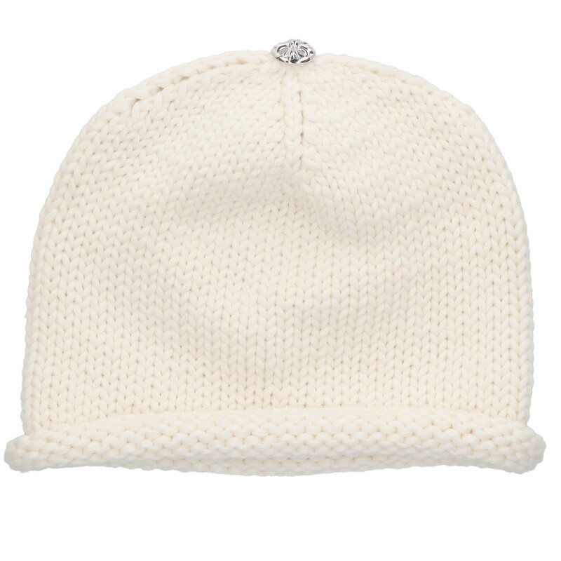 Chrome Hearts Beanie Cash Bead Decoration Cross Patch Cashmi Abbey Knit Hat — view 2
