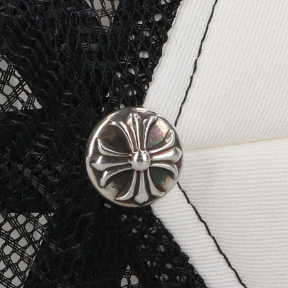 Chrome Hearts Trucker Cap Truck Khaki Cap Fuck Mesh Hat with Patch Cross Ball — view 5