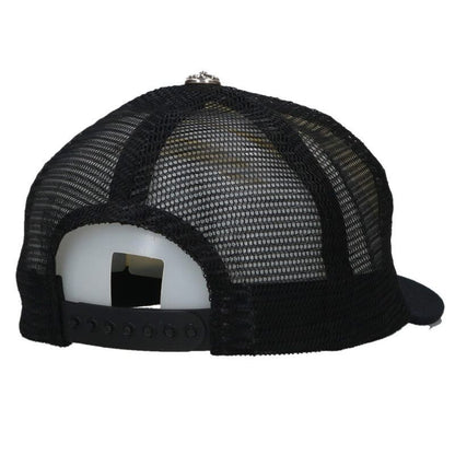 Chrome Hearts Trucker Cap Truck Khaki Cap Fuck Mesh Hat with Patch Cross Ball — view 2