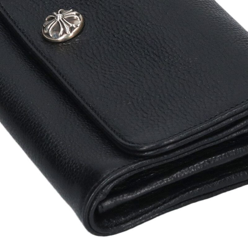 Chrome Hearts Judy Cross Button Leather Wallet — view 3