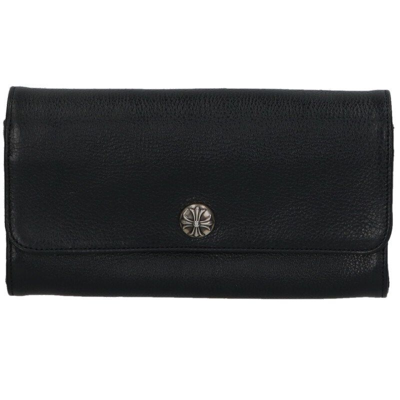Chrome Hearts Judy Cross Button Leather Wallet