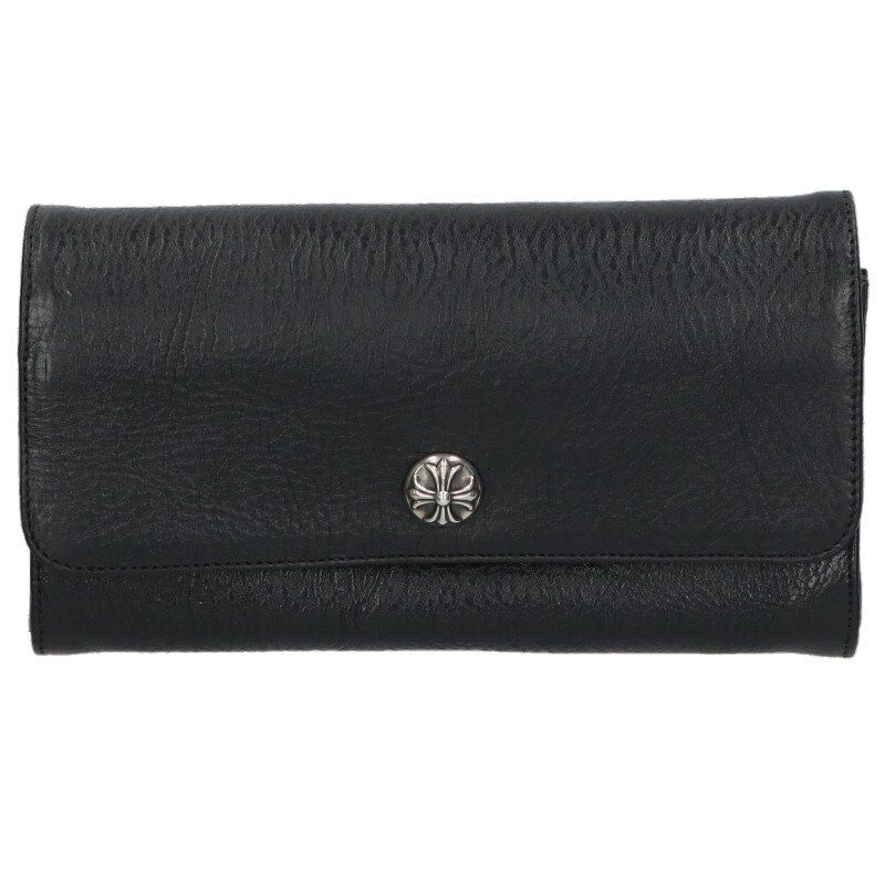 Chrome Hearts Judy Cross Button Leather Wallet