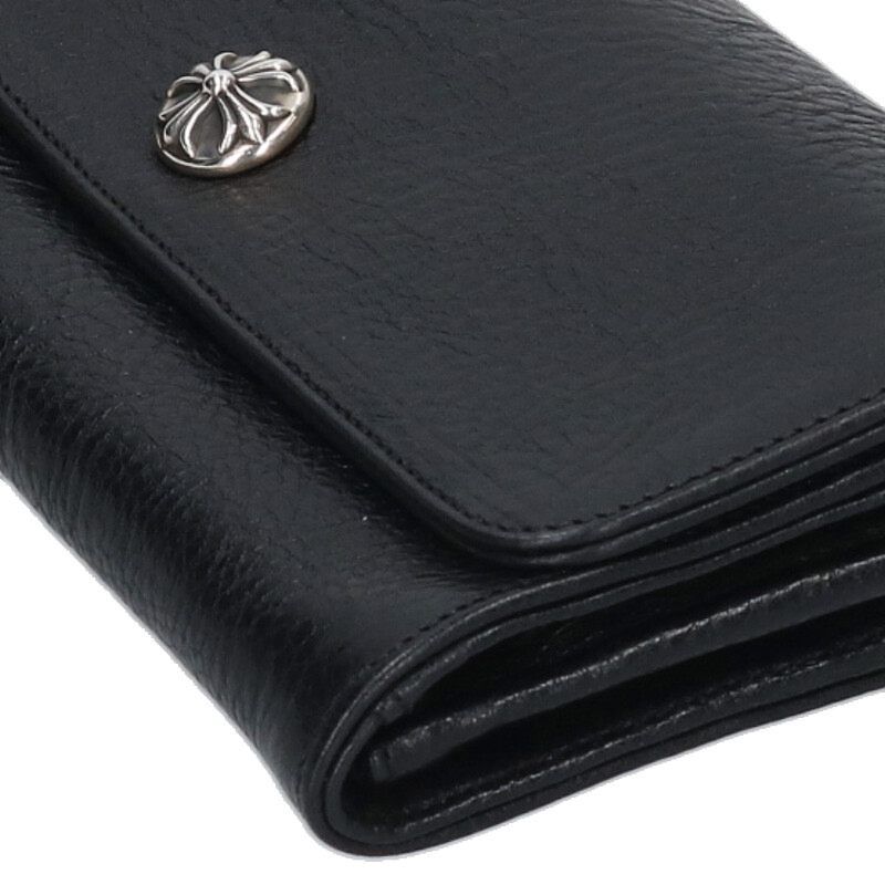 Chrome Hearts Judy Cross Button Leather Wallet — view 4