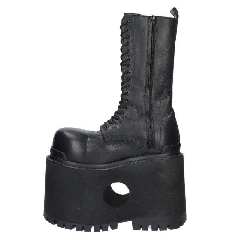 Balenciaga Giant High Leather Boots — view 5
